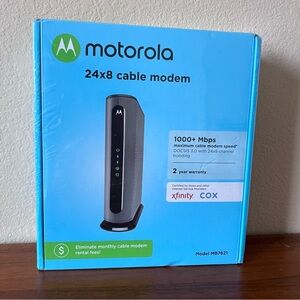 Motorola MB7621 DOCSIS 3.0 24x8 Cable Modem Works with Cox And Xfinity Cable
